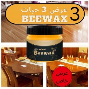 عرض 3 حبات ملمع الأثاث Beewax